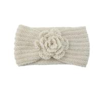 Bandeau Oreille Femme Women Camellia Flower Knitted Headbands Autumn Winter Crochet Head Wrap Wide Hairband Turban Outdoor Ear Warmers(Color 8)