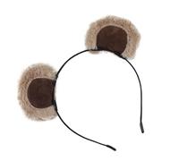 Bandeau Oreilles D’ours - Cosplay Drôle Mignon Flou, Bandeau Oreilles D’ours Brun Chipmunk | Bandeaux De Costume - Pour, Femmes, Filles, Célébration Quotidienne Des Fêtes De Fin D'année Et Lav