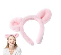 Bandeau oreilles d'animaux | Bandeau de beauté avec oreilles d'ours mignonnes et pelucheuses, pour soins de la peau, maquillage, spa, pour se laver le visage, accessoires pour cheveux pour femmes et
