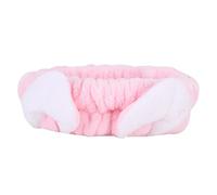 Bandeau oreilles de chat en tissu doux, mignon, pour femmes, lavage du visage, maquillage, Spa, exercice de Yoga, meilleur cadeau pour les amoureux des chats (Oreilles de chat épaissies roses)