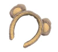 Bandeau oreilles d'ours | Couvre-chef pelucheux pour soins de la peau | Joli anneau à cheveux doux pour se laver le visage, spa et cosplay | Accessoire en peluche pour femmes et filles, cadeau