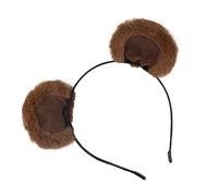 Bandeau oreilles d'ours - Drôle Cosplay Fuzzy, bandeau pour oreilles d'ours bruno Chipmunk | Bandeaux pour déguisement - Pour enfants, femmes, filles, fêtes quotidiennes et lavage du visage
