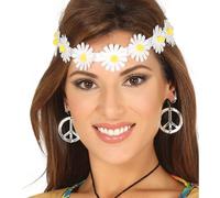 Bandeau Ou Ruban ? Fleurs Blanches (Taille Unique Femme) Multicolore