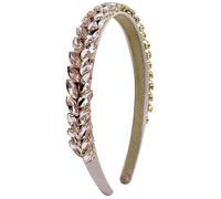 Bandeau pétillant orné de cristaux pour femmes et filles, parfait pour les mariages et les fêtes de vacances