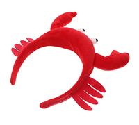 Bandeau Photo Bandeau Animal De Dessin Animé Bandeau De Costume De Crabe Décor Pour Enfants Cerceau De Cheveux De Dessin Animé Casque De Homard Chapeaux De Crabe Rouge En Tissu WRITWAA