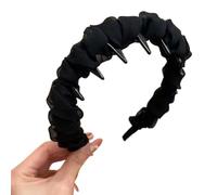 Bandeau plissé à bulles élégant en tulle - Bandeau haut front coréen - Accessoires pour cheveux