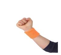 Bandeau Poignet Sport Bracelet de Sport en Coton 8 x 5 cm, 1 pièce, for Une Protection Confortable du Poignet, Respirant et Absorbant la Transpiration, idéal for Le Fitness Plein air(Orange)