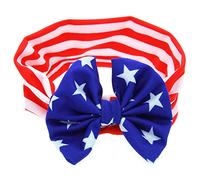 Bandeau pour adulte Nouvel An - 1 pièce - Fête de l'indépendance - Nœud - Cordes - Décoration de coiffe - Élastiques à cheveux pour filles
