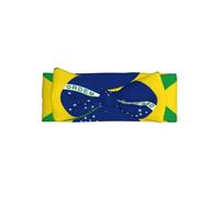 Bandeau pour bébé avec motif drapeau du Brésil - Doux et extensible - Pour bébé de 0 à 6 mois