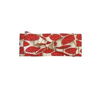 Bandeau pour bébé avec nœud en forme de champignon rouge et blanc, accessoire de cheveux pour nouveau-nés et nourrissons, adapté pour les bébés de 0 à 6 mois