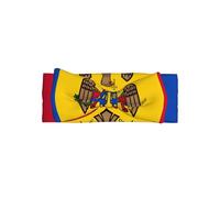 Bandeau pour bébé avec nœud en forme de drapeau de la Moldavie - Doux et extensible - Pour nouveau-nés et nourrissons - Joli nœud papillon - Pour fêtes et cadeaux