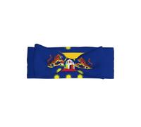 Bandeau pour bébé avec nœud Motif drapeaux des territoires fédéraux 0-6 mois | Doux pour les peaux sensibles. Design mignon. Parfait pour les nouvelles mamans.