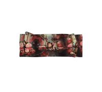 Bandeau pour bébé avec nœud papillon et paresseux assis sur une balançoire près des roses, bandeau doux et extensible pour nouveau-nés et nourrissons, joli nœud papillon pour fêtes et cadeaux