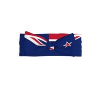 Bandeau pour bébé fille avec drapeau de la Nouvelle-Zélande - Bandeau en polyester doux et extensible, parfait pour les nouveau-nés de 0 à 6 mois, cadeau de bébé, accessoire photo