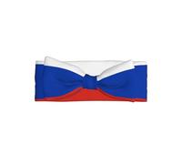 Bandeau pour bébé fille avec drapeau russe - Bandeau en polyester doux et extensible, parfait pour les nouveau-nés de 0 à 6 mois, cadeau de bébé, accessoire photo