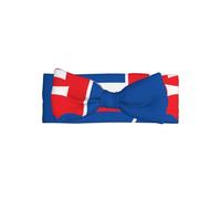 Bandeau pour bébé fille imprimé drapeau de la Slovaquie, doux, extensible, joli nœud papillon accessoire pour cheveux pour 0-6 mois