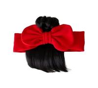 Bandeau pour bébé, joli nœud pour bébé, perruques pour filles nouveau-nées, tout-petits, enfants (rouge)