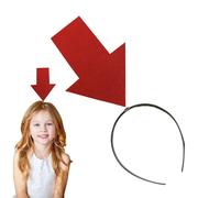 Bandeau pour cheveux avec point d'exclamation - Accessoire fantaisie pour cheveux - Décoration élastique pour le sport