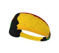 Bandeau pour cheveux avec signe du Mois de l'histoire des Noirs Black Pride, bandeau élastique unisexe, bandeau évacuant l'humidité pour le sport, la course à pied, le yoga.