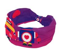 Bandeau pour femme, bandeau large Happy Valentine's Day Robot Love élastique antidérapant, nœud torsadé, bandeau d'entraînement sportif, accessoires pour cheveux