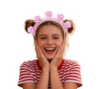 Bandeau pour Filles Thème Parc d'Attractions Accessoire de Mode Sucette Bonbon pour Cheveux