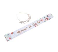 Bandeau pour Future Maman Mummy To Be 2 Pièces en Satin, Fête