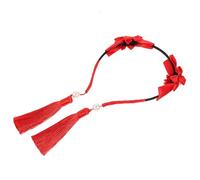 Bandeau pour Garçon et Filles Rouge en Tissu, Style Ethnique, pour Fête | 1 Pièce, Surface Douce et Lisse, Réutilisable, Accessoire de Tête pour Cosplay et Autoportrait