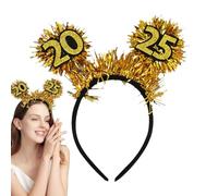 Bandeau pour le Nouvel An 2025, Bandeau pour le Nouvel An | Coiffure de fête - Bandeau de cheveux du Nouvel An 2025 Décoration de bandeau de cheveux de bonne année pour les fournitures de fête