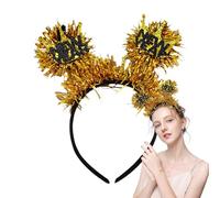 Bandeau pour le Nouvel An, Bandeau pour Bonne Année - Ornement des têtes de célébration - pour les cheveux du Nouvel An 2025 pour les cercles de cheveux pour femmes et hommes