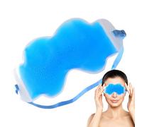 Bandeau pour les yeux pour dormir | Doux, apaisant, réglable et flexible | Poche de glace réutilisable | Pour les poches sèches - Pré-maquillage pour l'intérieur, le bureau, l'école, le camping, la