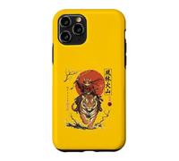 Bandeau pour Les Yeux Samouraï Chat Chevauchant Tigre Japonais Guerrier Art Coque pour iPhone 11 Pro