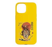 Bandeau pour Les Yeux Samouraï Chat Chevauchant Tigre Japonais Guerrier Art Coque pour iPhone 15