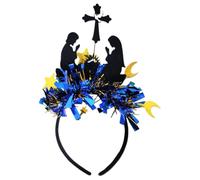 Bandeau pour Ramadan Eid Mubarak, château antique lampe lune et étoile pour l'Aïd Mubarak (prie)