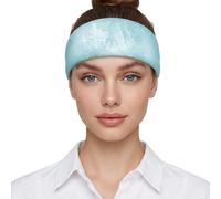 Bandeau rafraîchissant avec gel, coussinets de refroidissement réutilisables pour le front et les yeux, doux et s'adapte à la tête, soulage les douleurs, les tensions et le stress