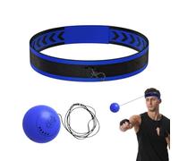 Bandeau Reflex Ball - Entraîneur de réaction de vitesse de frappe | Équipement de coordination de boxe | Outil d'entraînement des yeux et des mains | Ensemble de boules magiques en mousse PU, salle de