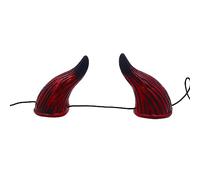 Bandeau réglable en corne de diable pour Halloween, cosplay, fête costumée, accessoire de fête - Coiffe légère et confortable pour adultes, adolescents, enfants - Carnaval sans latex