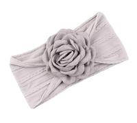 Bandeau respirant pour bébé avec breloque fleur - Bandeau élastique pour filles de 0 à 36 mois