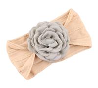 Bandeau respirant pour bébé avec breloque fleur - Bandeau élastique pour filles de 0 à 36 mois