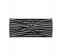 Bandeau respirant pour unisexe, 1 lot de bandeaux larges pour femme, noir, bandeau bohème, africain, yoga, turban de couleur unie, large, extensible, pratique, léger