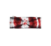 Bandeau rétro avec nœud imprimé drapeau du Canada sur toute la surface qui s'accorde avec toutes les tenues pour bébés, tout-petits et enfants