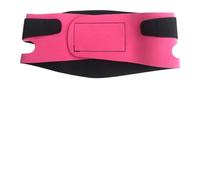Bandeau Rose Masque Facial Fin Réutilisable, en Polyester Ultrafin | Zone Masséter, Usage Nuit à Maison, Aide à Réduire le Ronflement, Sommeil Calme