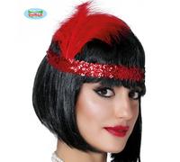 bandeau rouge Charleston des années 20 pour femmes