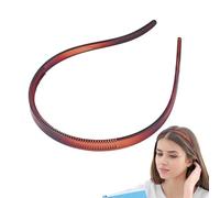 Bandeau sans pression | Bandeau flexible sans pression avec dents | Serre-tête antidérapant confortable | Pas de maux de tête pour le yoga, la course et l'utilisation quotidienne