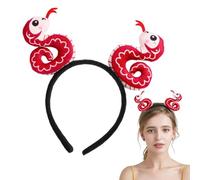 Bandeau serpent en peluche, bandeau serpent, bijou de tête de serpent, bandeau serpentin, pour les vacances, double serpent, accessoire photo, taille unique