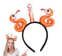 Bandeau Serpent,Mascottes Bandeau Serpent,Bandeaux de serpent de dessin animé pour femmes | Décor de mascottes du Festival du printemps, couvre-chefs d'animaux pour femmes et filles, fête du nouvel an