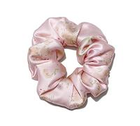 Bandeau Soie 100% Pure Grands Scrunchies Ropes Bandes Cheveux Cravates Titulaires de queue de queue de cheval for femmes Accessoires de filles 19 Monnée 3.5cm Bandeau Cheveux Femme(22 Small Floral)