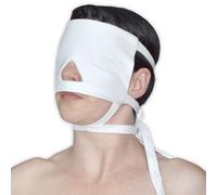 Bandeau souple pour les yeux - Masque de bondage BDSM, masque opaque pour les yeux fétiches, sextoy confortable pour les jeux de ligotage, réglable individuellement, convient pour les jeux cliniques
