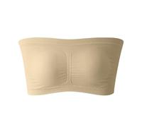 Bandeau Soutien Gorge Femme Bretelle Amovible Bustier Nue Brassiere Dentelle Push Up sans Bretelles Cache Coeur Large Grande Taille Body Fausse Poitrine Coque pour Maillot De Bain