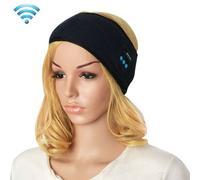 Bandeau Sport Bluetooth V3.0 Lecteur Musique Microphone Micro Usb Bleu - Yonis