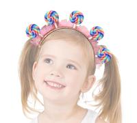 bandeau sucette, bandeaux bonbons pour filles,Bandeau Lollipop Couvre-chef - Accessoires pour cheveux, bandeaux de cheveux, bandeau de bonbons pour petites filles, accessoires de costumes de